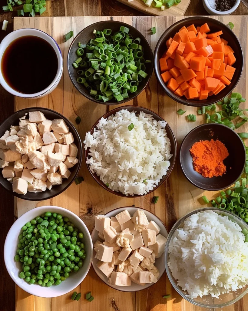 Blackstone Chicken Fried Rice: Irresistibly Easy Backyard Flavor You’ll Crave 6 Ingredients for Blackstone chicken fried rice