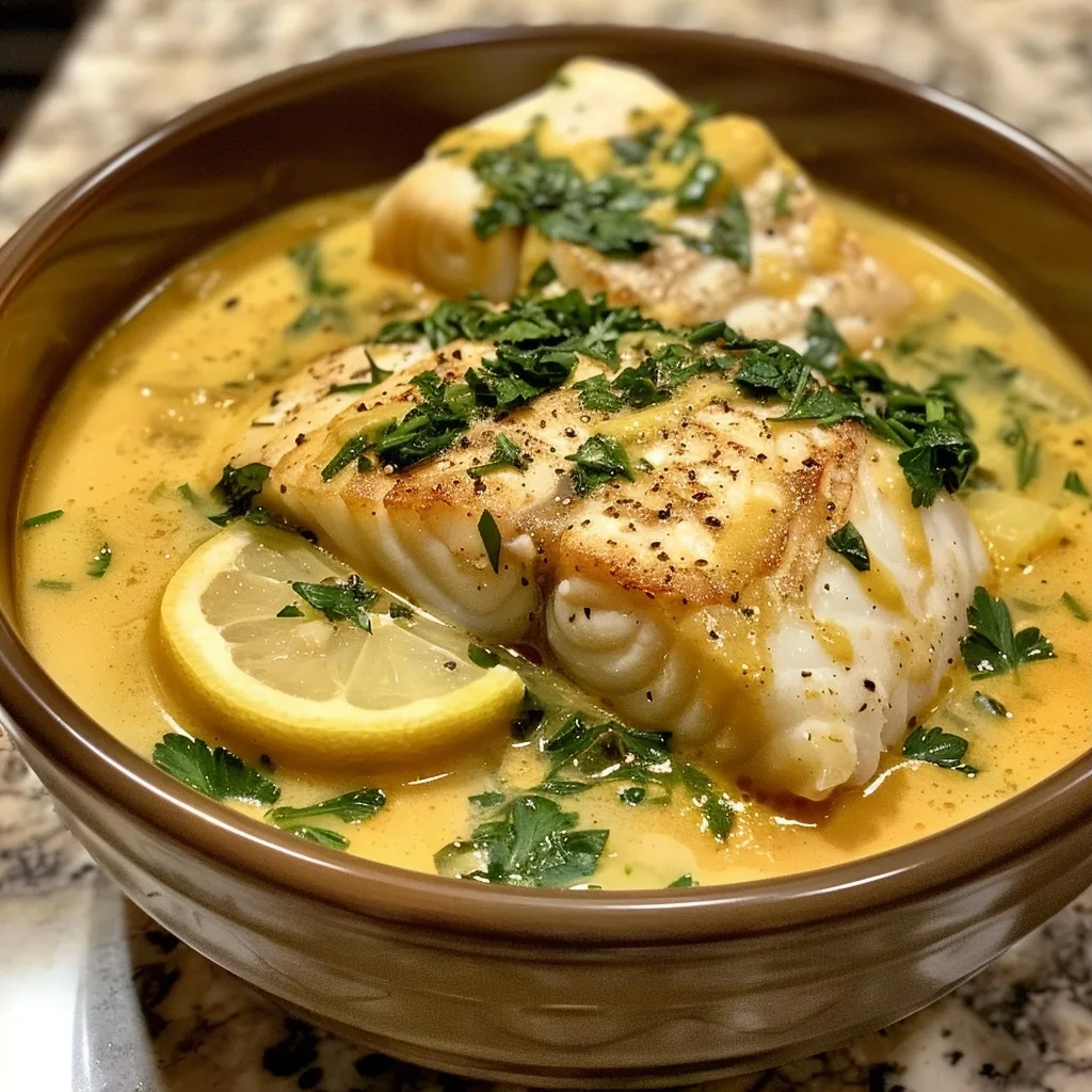 Healthy Lemon Cod Soup for Nutrient-Dense Comfort