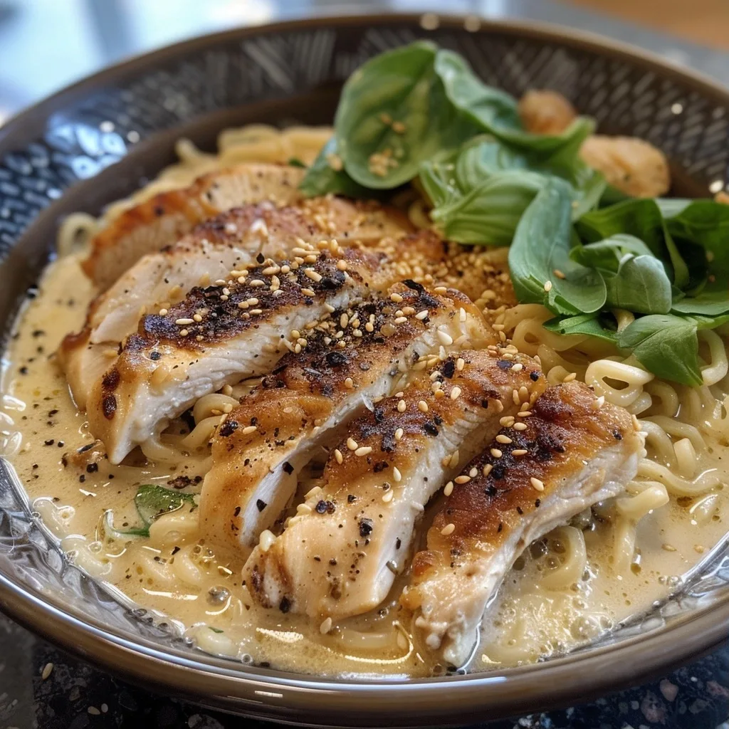 Creamy Parmesan Chicken Ramen: An Easy Weeknight Meal