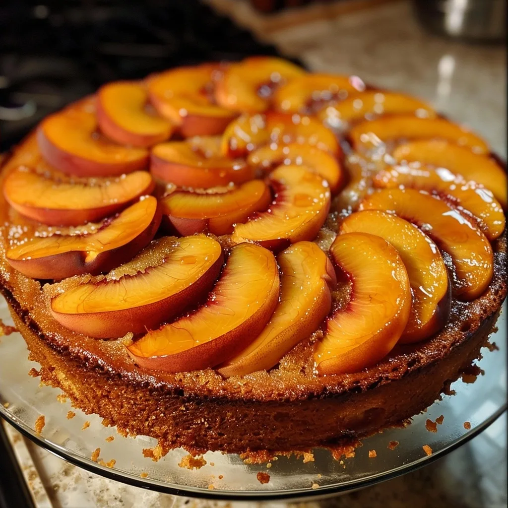 Brown Sugar Peach Cake: Easy Homemade Recipe