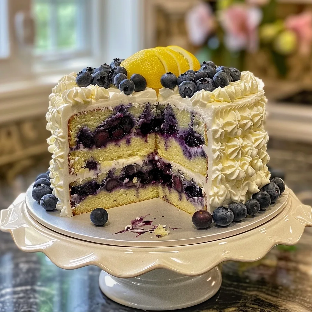 The Best Lemon Blueberry Cake Recipe
