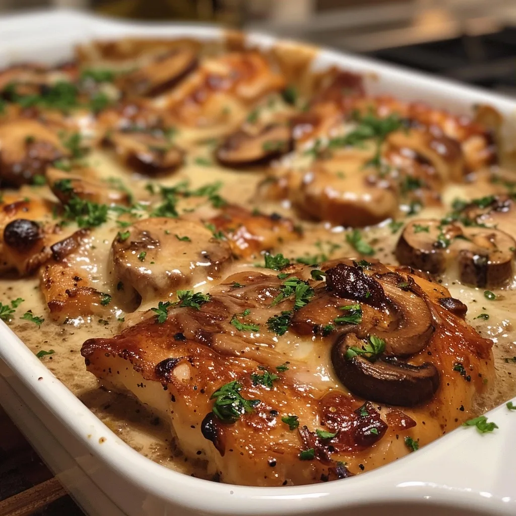 Chicken Marsala Casserole Rich And Creamy Recipe