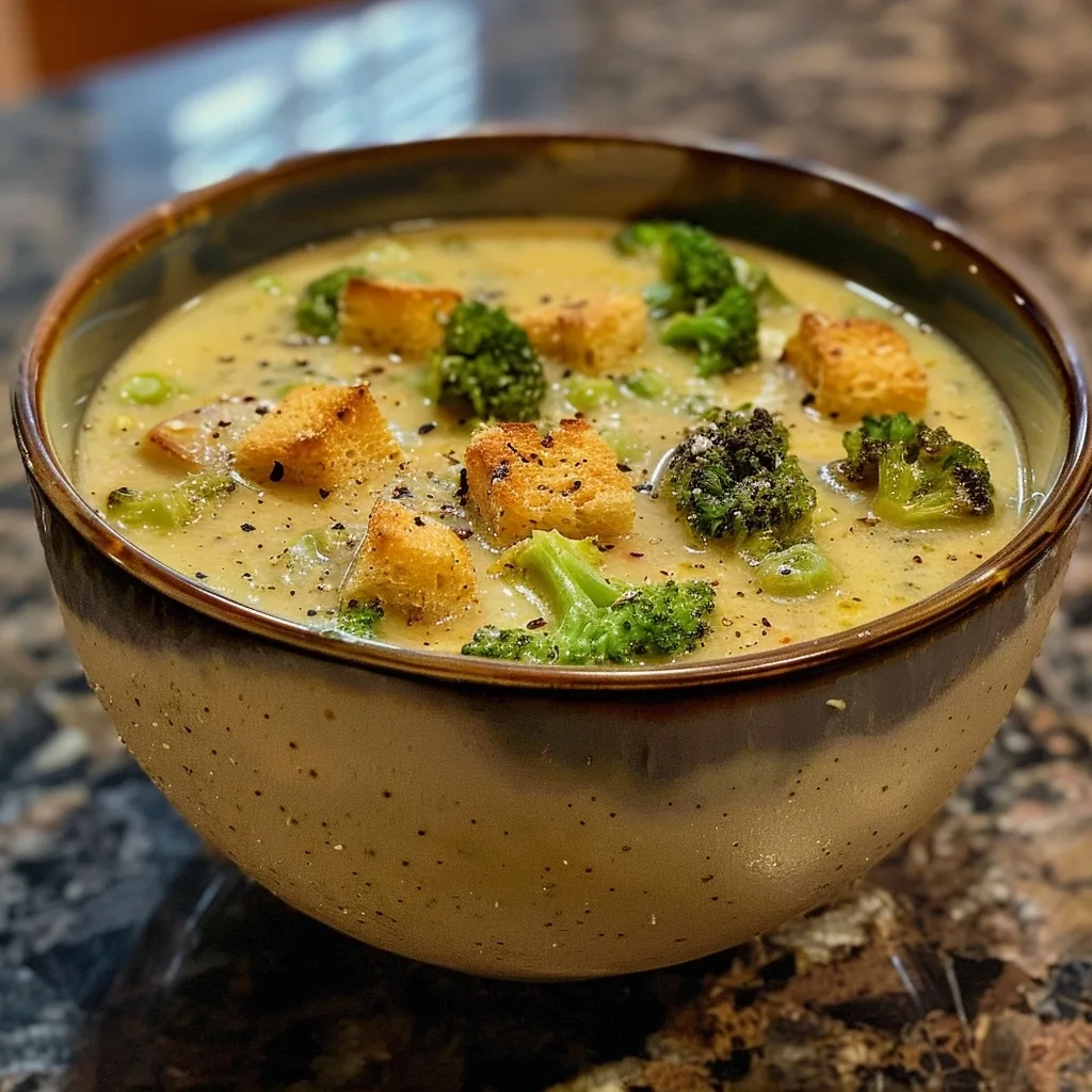 Creamy Broccoli Cheddar Soup Recipe for Beginners
