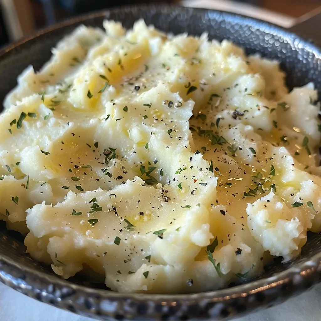 Juicy Mouthwatering Delicious Garlic Mashed Potatoes