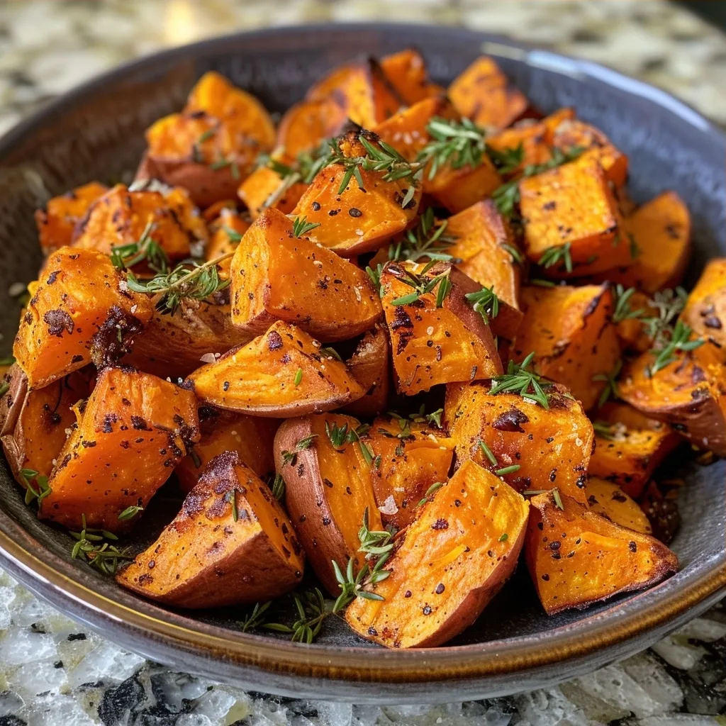 Juicy Mouthwatering Delicious Roasted Sweet Potatoes