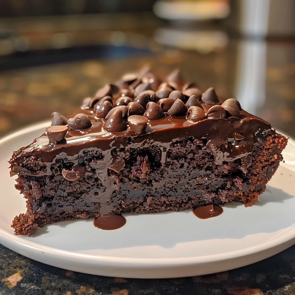 Healthy 2 Ingredient Sweet Potato Chocolate Cake
