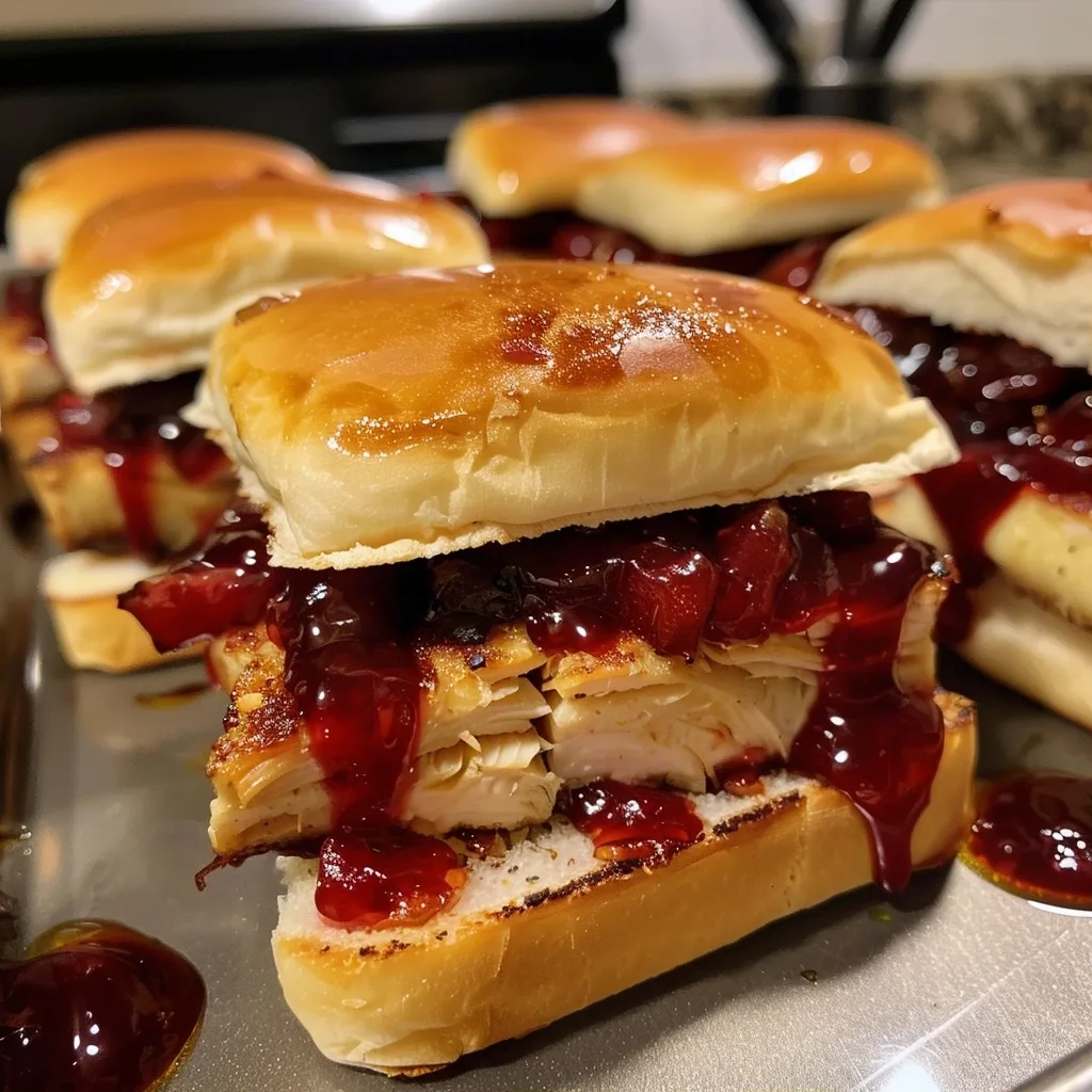 Cranberry Turkey Hawaiian Sliders: A Savory Holiday Treat