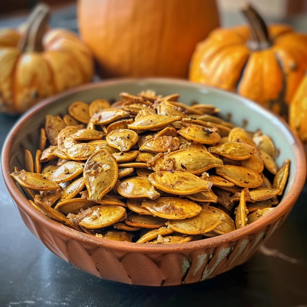Crispy Roasted Pumpkin Seeds For Healthy Snacking