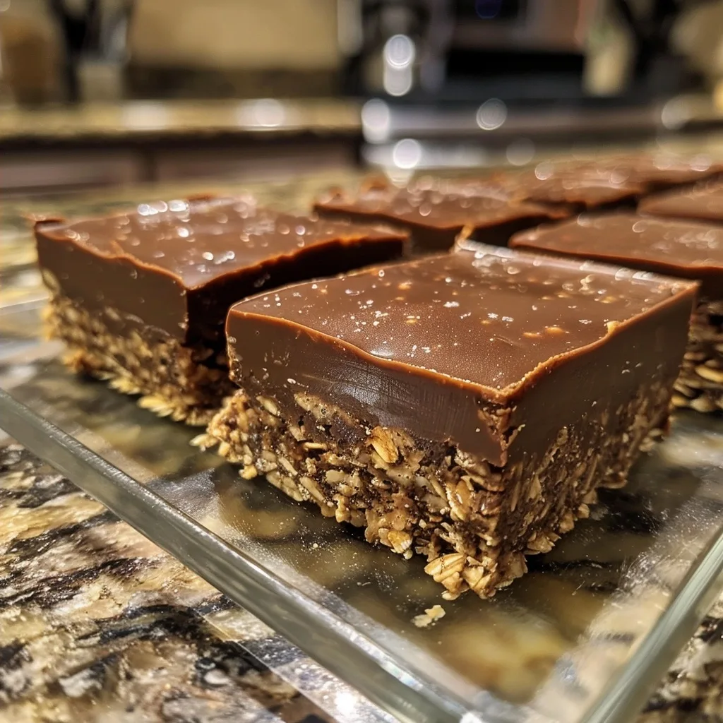 No Bake Chocolate Oatmeal Bars for Quick Energy