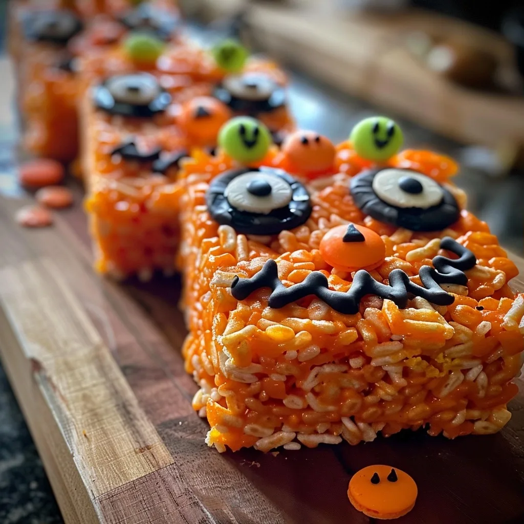 Halloween Rice Krispie Treats: Easy Spooky Snacks