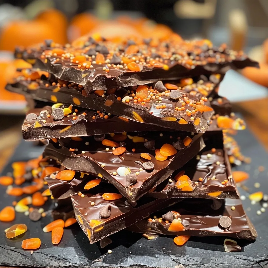 Halloween Chocolate Bark: Easy Spooky Treats