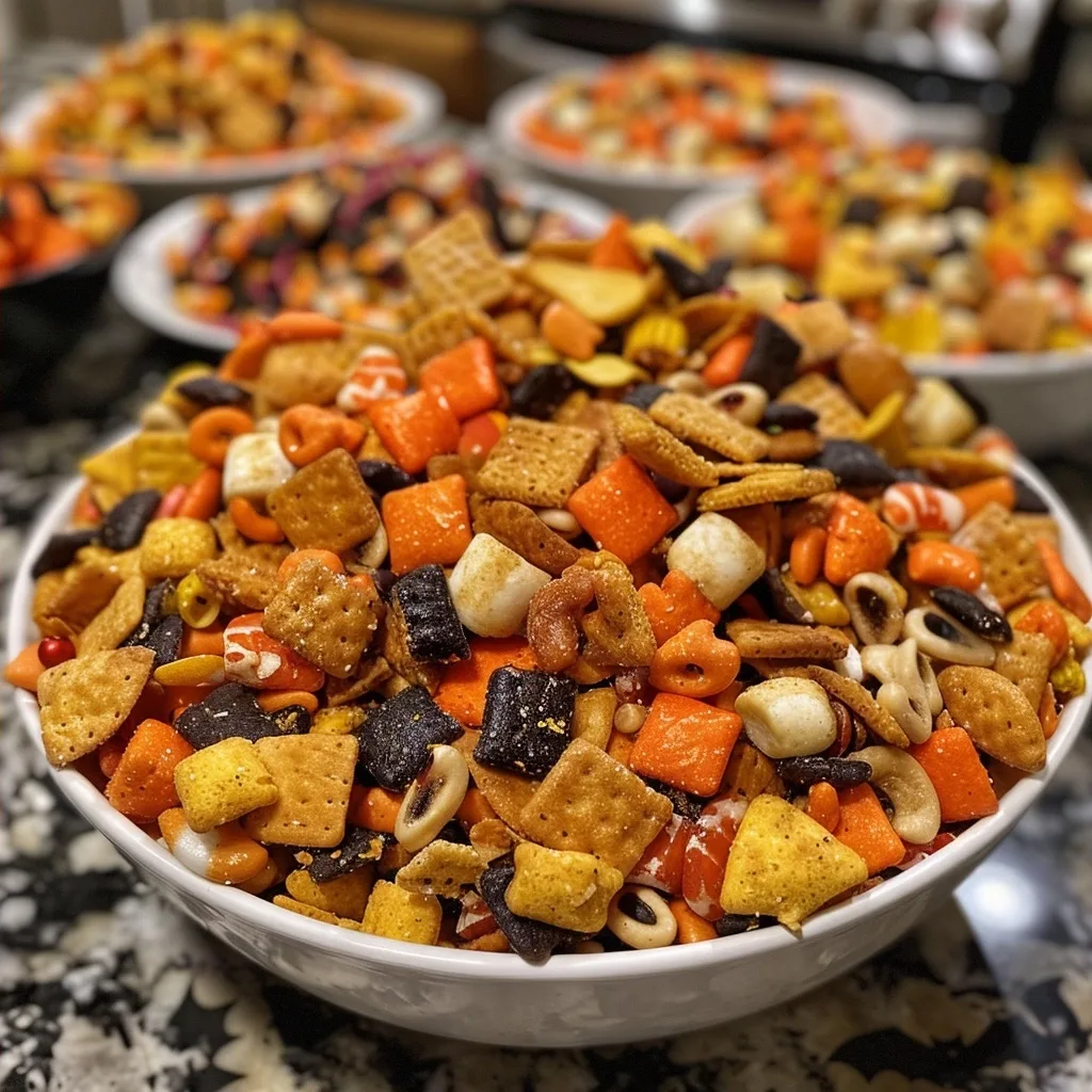 Easy Halloween Snack Mix for Parties