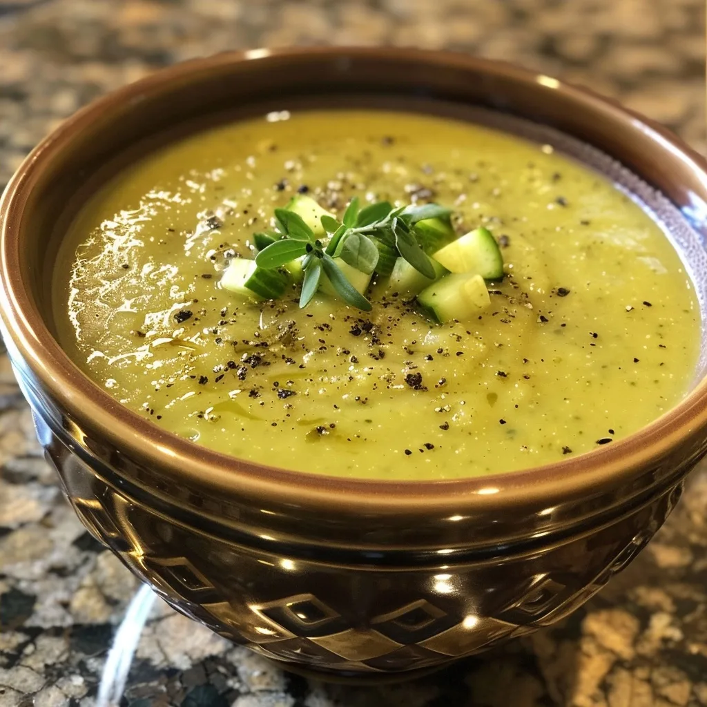 Zucchini Soup Recipe for a Healthy Homemade Meal
