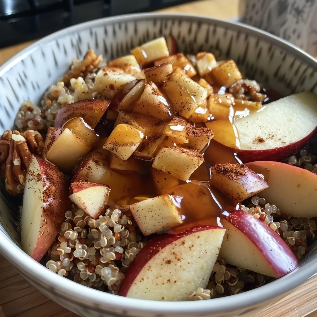 Cinnamon Apple Breakfast Quinoa Recipe