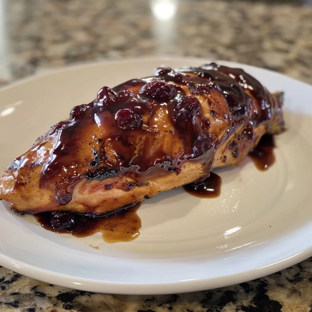 Bourbon Blackberry Glazed Chicken Recipe
