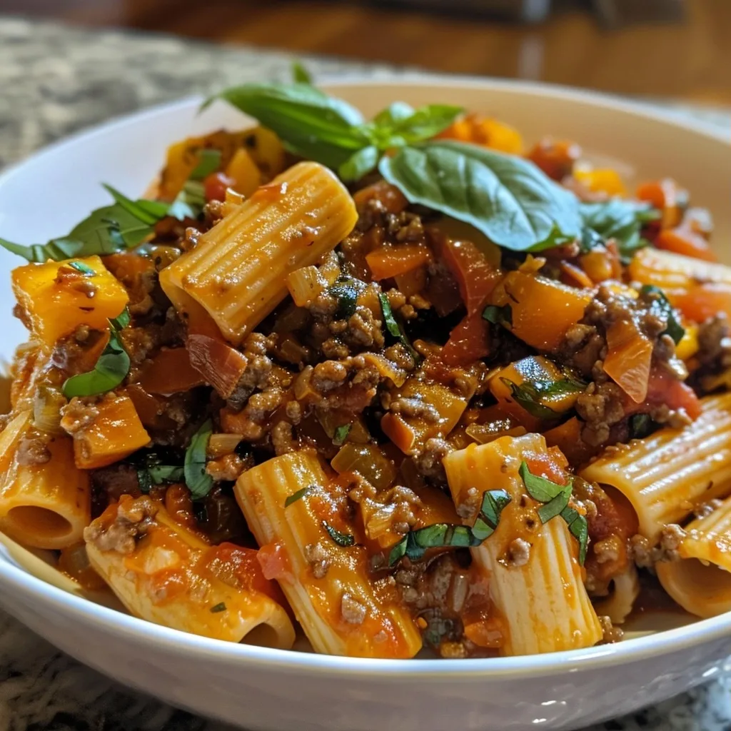 Pumpkin Beef Bolognese for A Hearty Autumn Dinner