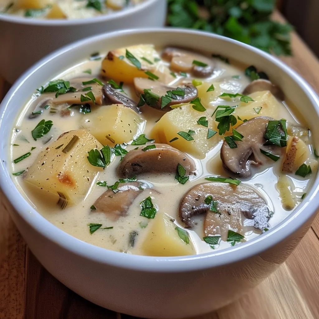 Russian Potato and Mushroom Soup Recipe for Comfort