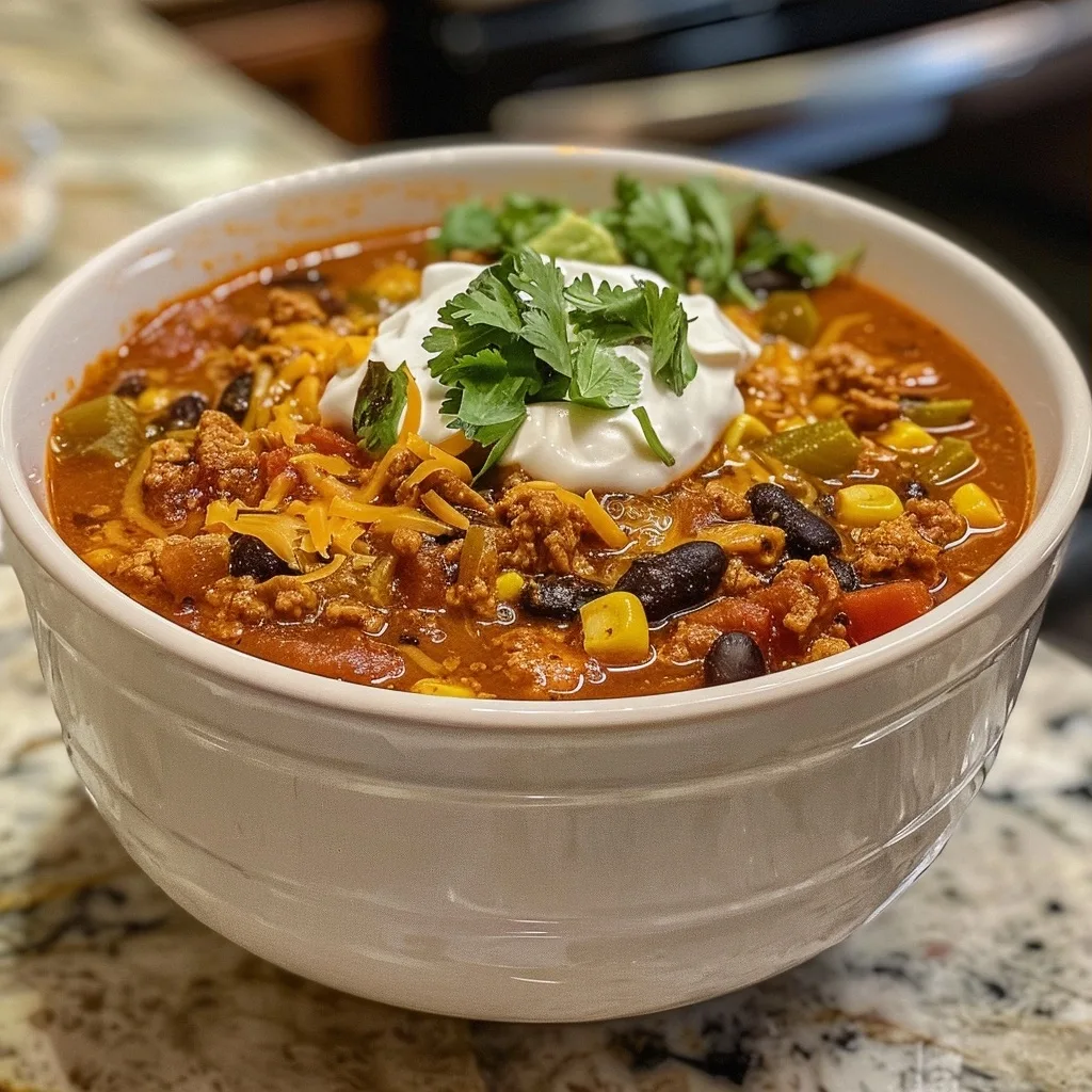 Easy Chicken Taco Soup Recipe For Quick Dinners