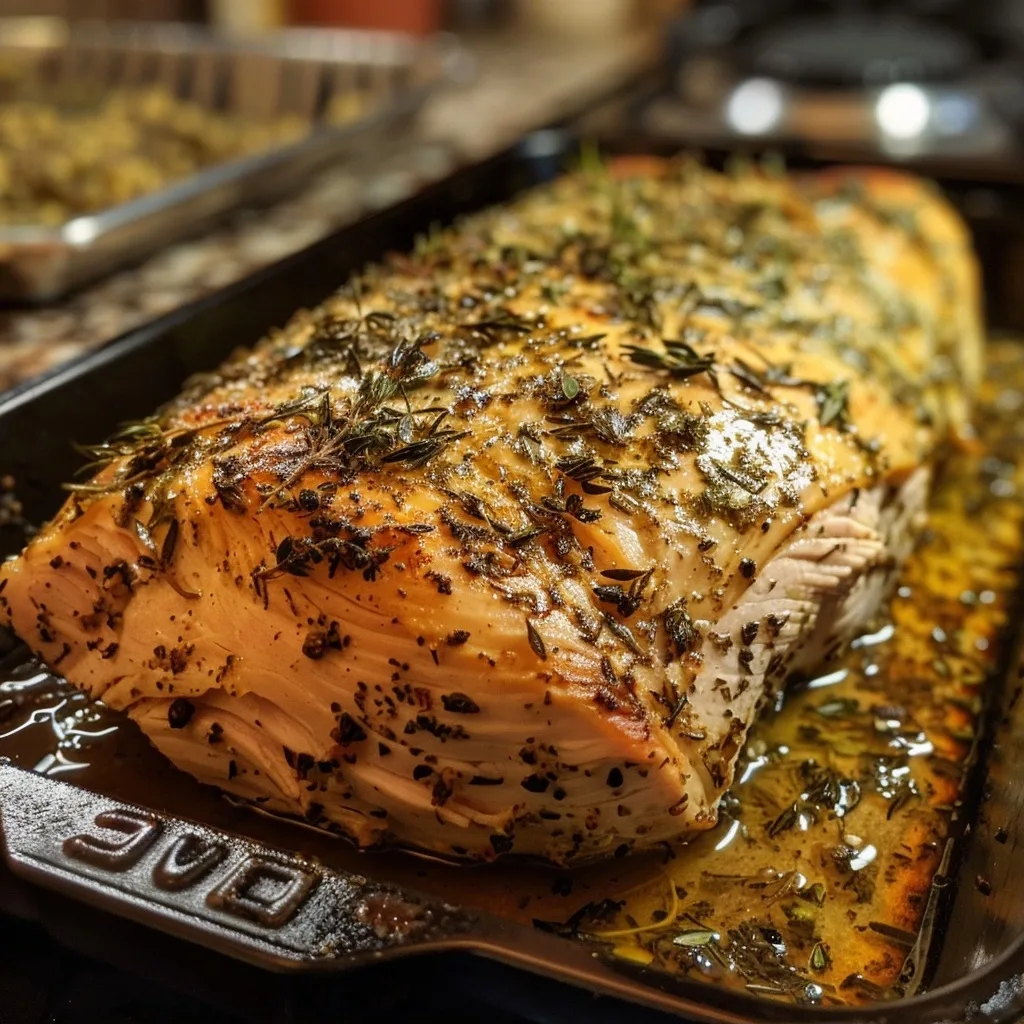 Garlic Herb Turkey Breast for a Flavorful Dinner