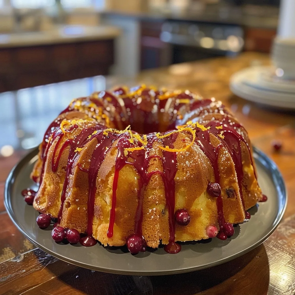 Cranberry Orange Bundt Cake: A Moist Holiday Dessert
